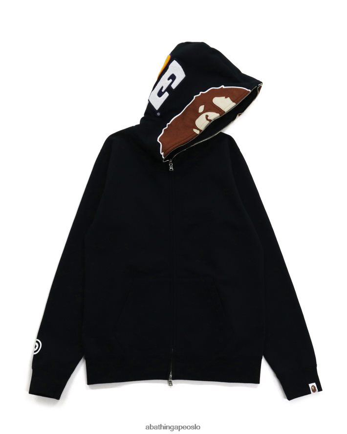 2. hettegenser med full glidelås 6XV6201036 svart A Bathing Ape kvinner