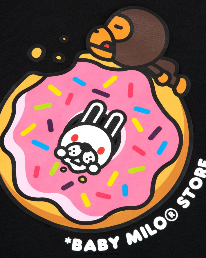 baby milo genser 6XV620869 svart A Bathing Ape kvinner