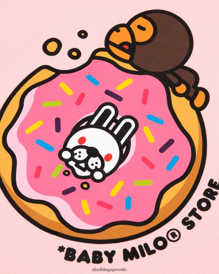 baby milo genser 6XV620870 rosa A Bathing Ape kvinner