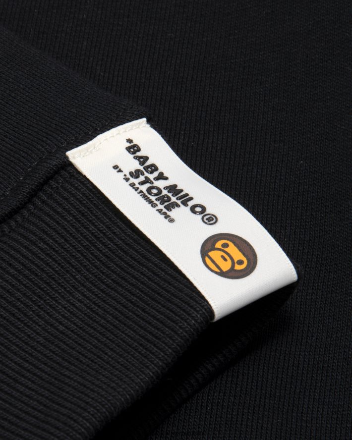 baby milo hettegenser 6XV620871 svart A Bathing Ape kvinner