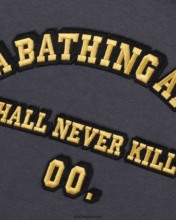 oversized pullover hettegenser 6XV620808 mørk grå A Bathing Ape kvinner