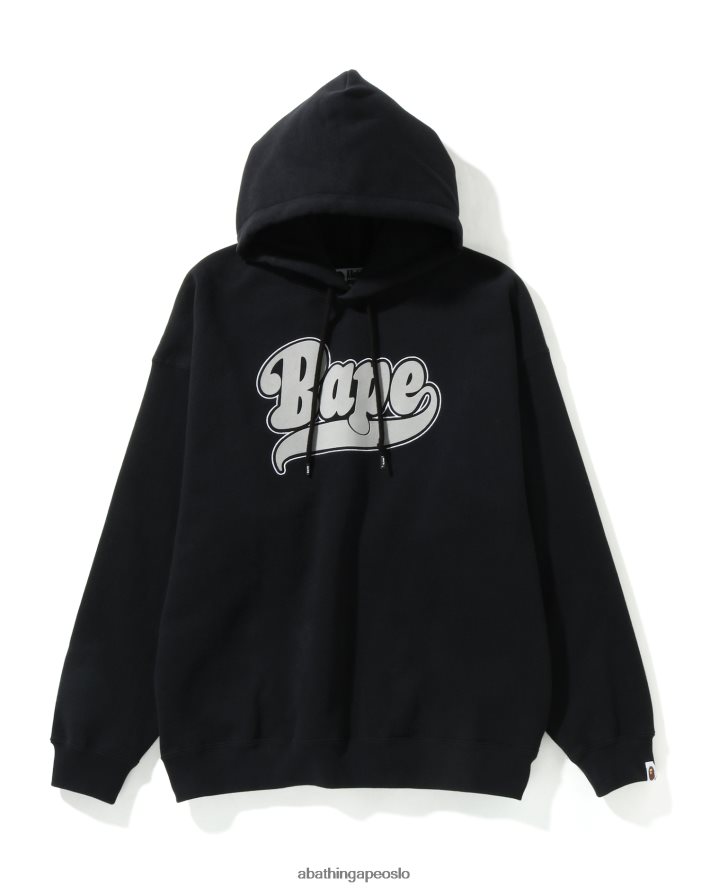 oversized pullover hettegenser 6XV620978 svart A Bathing Ape kvinner