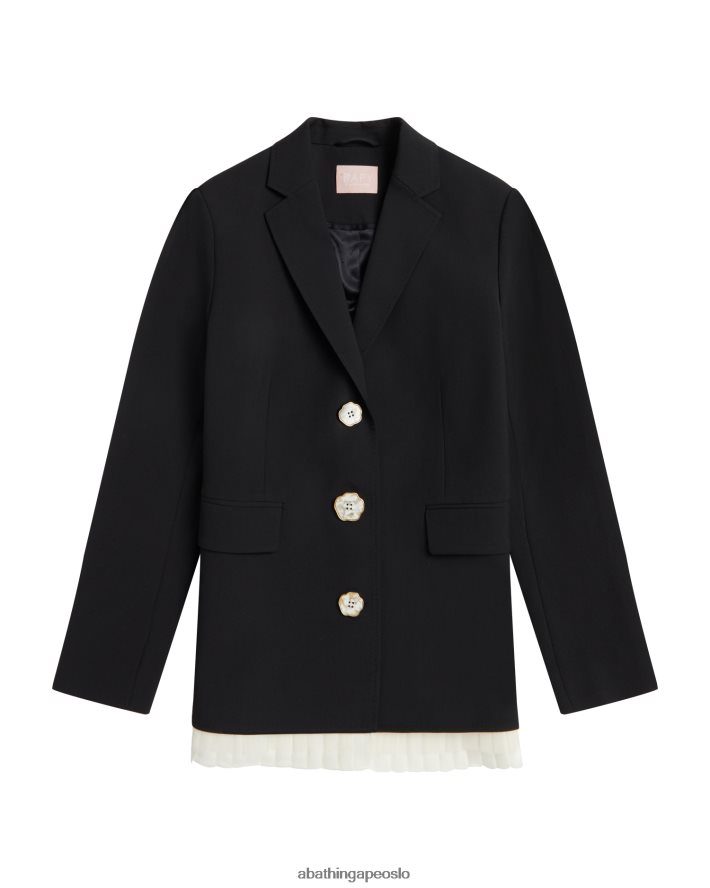 blazerjakke med knapp 6XV620988 svart A Bathing Ape kvinner