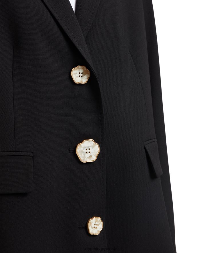 blazerjakke med knapp 6XV620988 svart A Bathing Ape kvinner