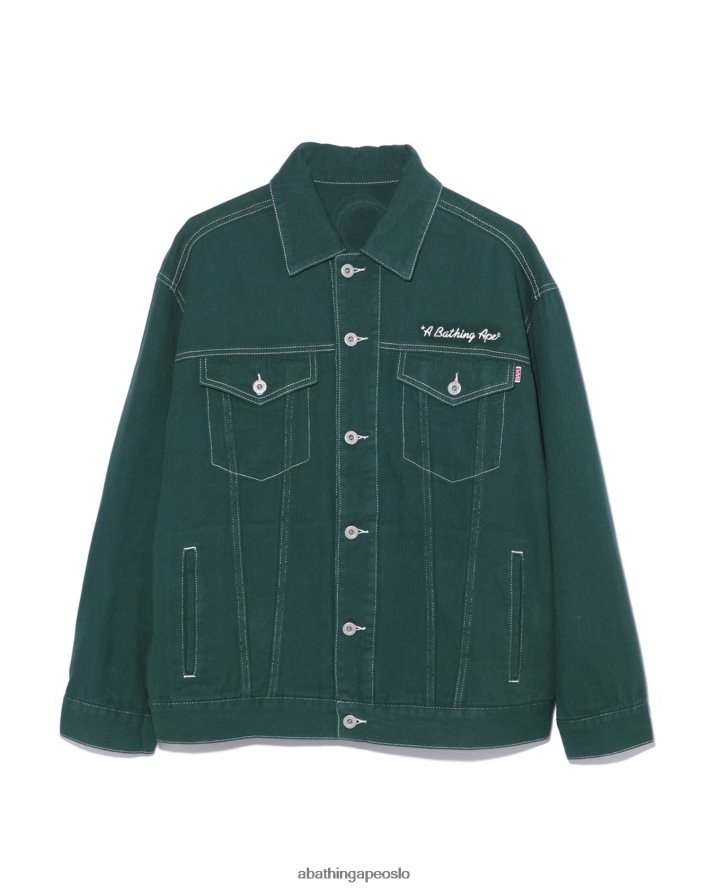 champion oversized farge twill jakke 6XV620911 dyp jungel A Bathing Ape kvinner