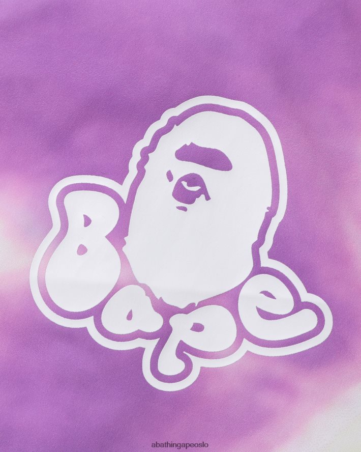 tie-dye oversized hettegenserjakke med full glidelås 6XV620995 caise A Bathing Ape kvinner