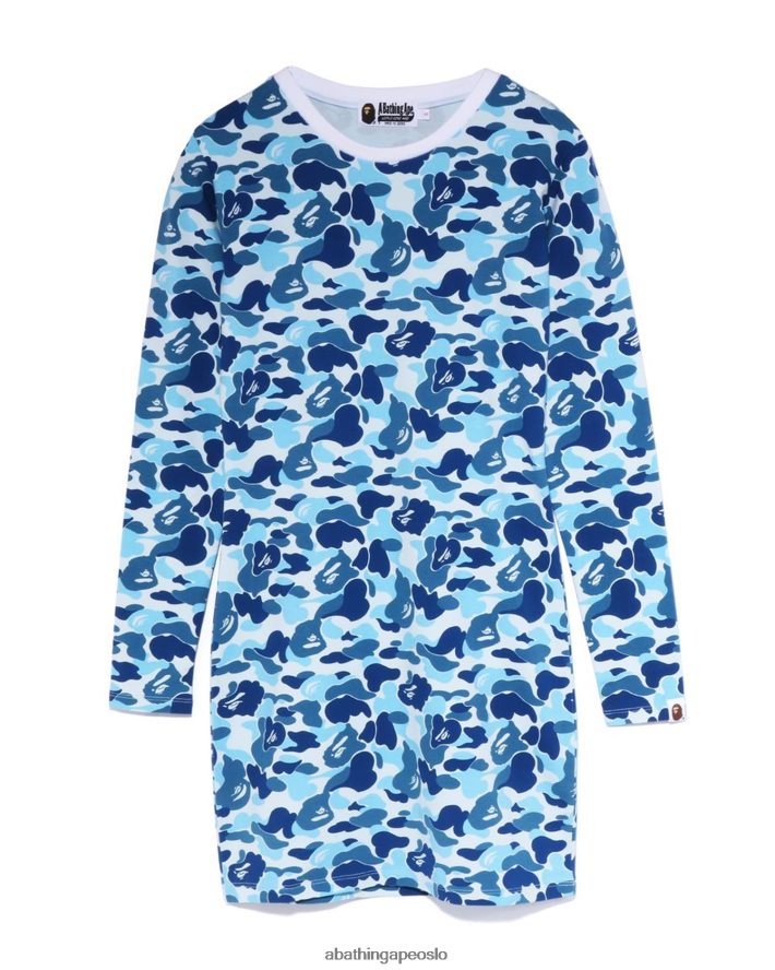 abc camo bodycon 6XV620862 blå A Bathing Ape kvinner