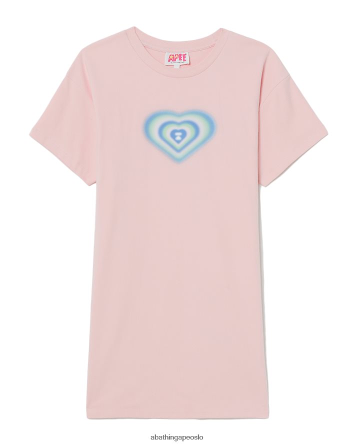 grafisk kjole 6XV620816 rosa A Bathing Ape kvinner