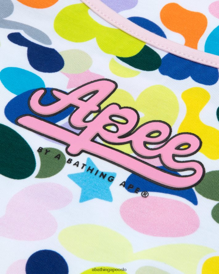 kjole med logotrykk 6XV620959 caise A Bathing Ape kvinner