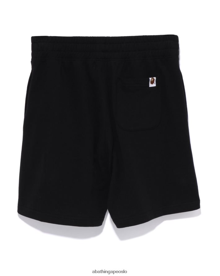 hode ett punkts overdimensjonert sweatshorts 6XV620796 svart A Bathing Ape kvinner