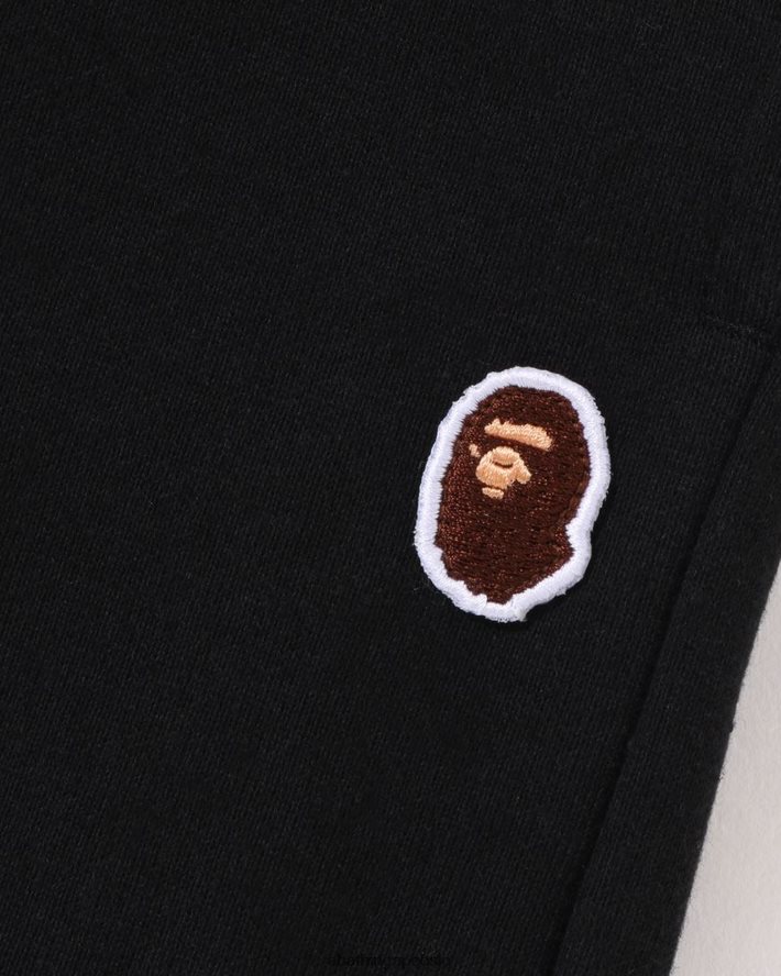 hode ett punkts overdimensjonert sweatshorts 6XV620796 svart A Bathing Ape kvinner