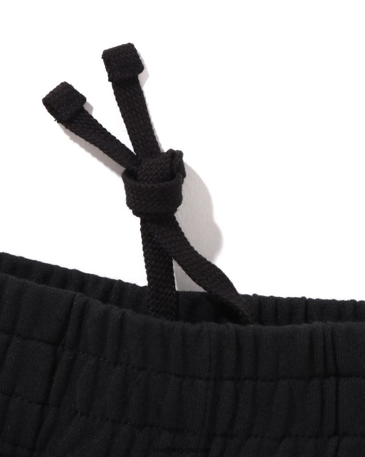 hode ett punkts overdimensjonert sweatshorts 6XV620796 svart A Bathing Ape kvinner