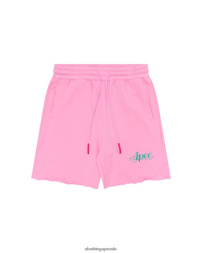 lounge shorts med logo 6XV620961 rosa A Bathing Ape kvinner