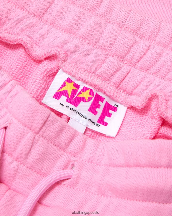 lounge shorts med logo 6XV620961 rosa A Bathing Ape kvinner