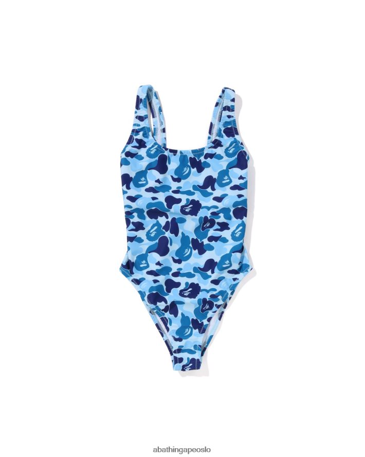 abc camo badetøy 6XV620776 lyse blå A Bathing Ape kvinner
