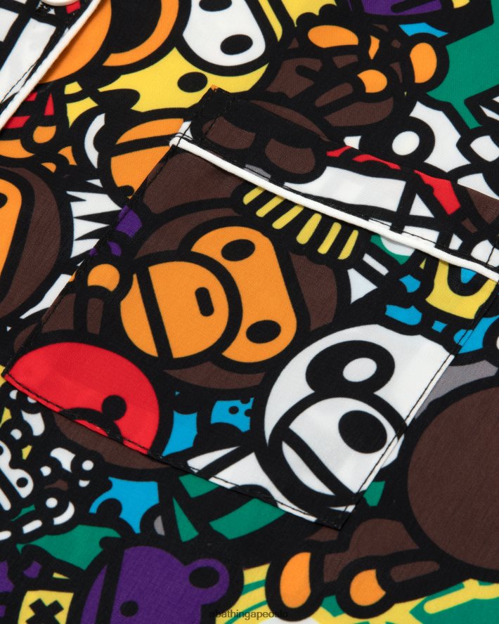 baby milo pyjamas 6XV6201132 caise A Bathing Ape kvinner