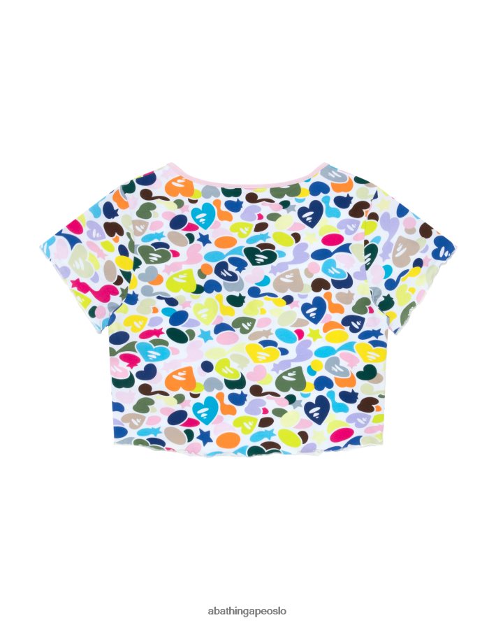 cropped topp med blonder 6XV620946 caise A Bathing Ape kvinner