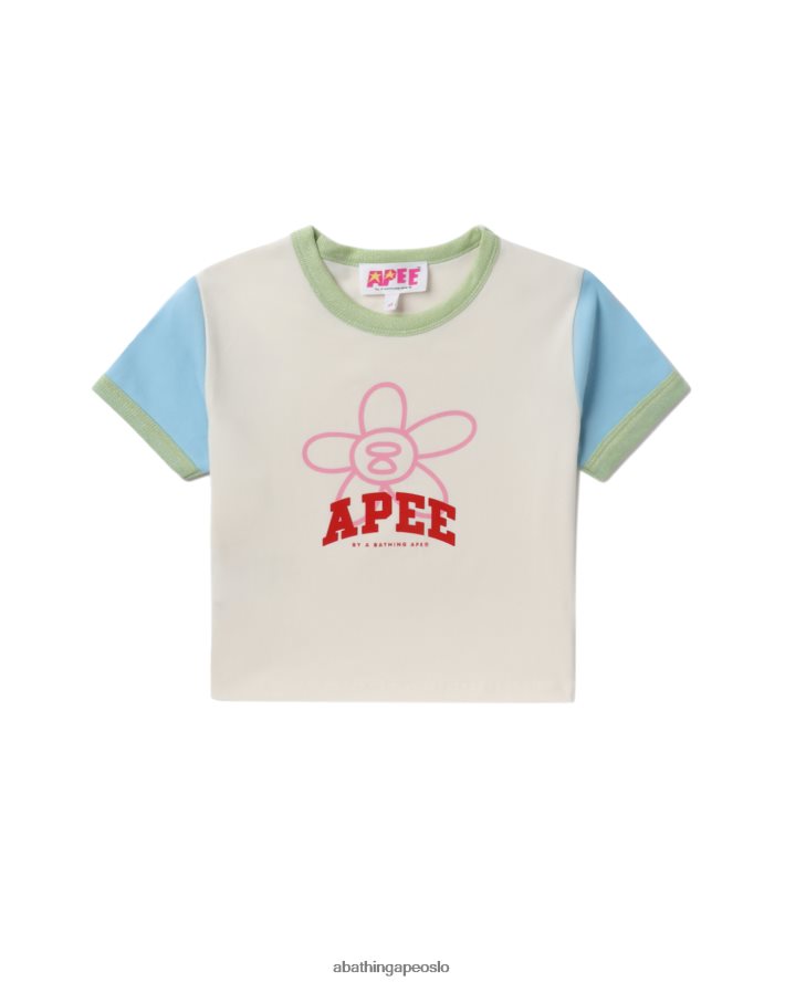 grafisk topp 6XV620800 hvit A Bathing Ape kvinner