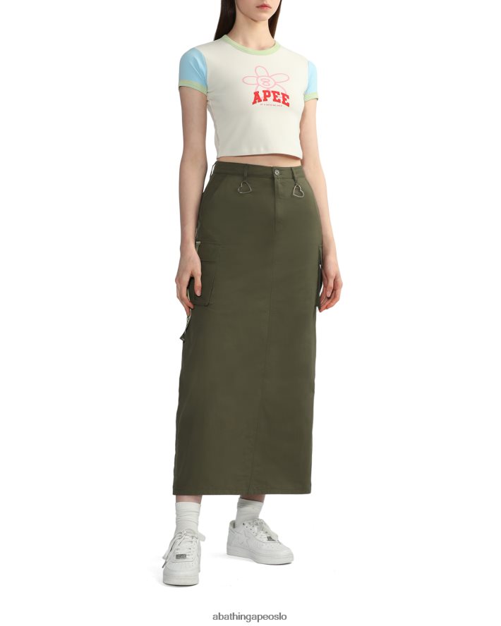 grafisk topp 6XV620800 hvit A Bathing Ape kvinner