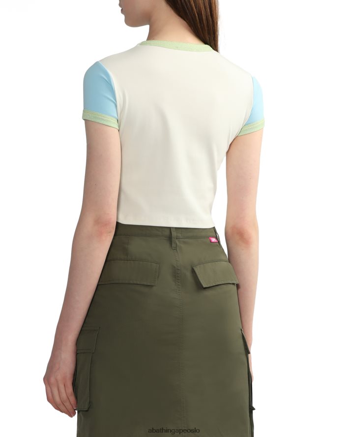 grafisk topp 6XV620800 hvit A Bathing Ape kvinner