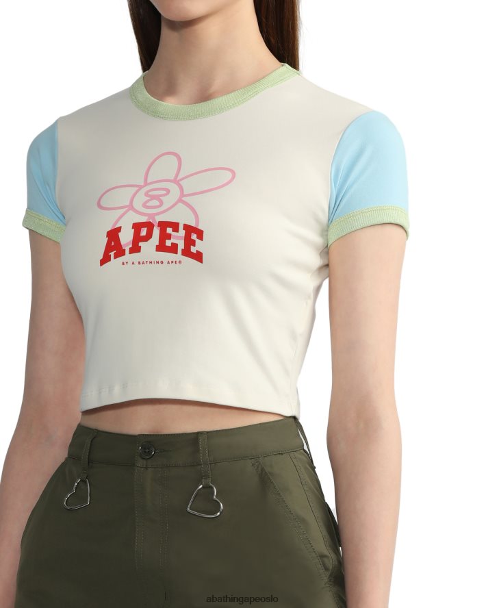 grafisk topp 6XV620800 hvit A Bathing Ape kvinner