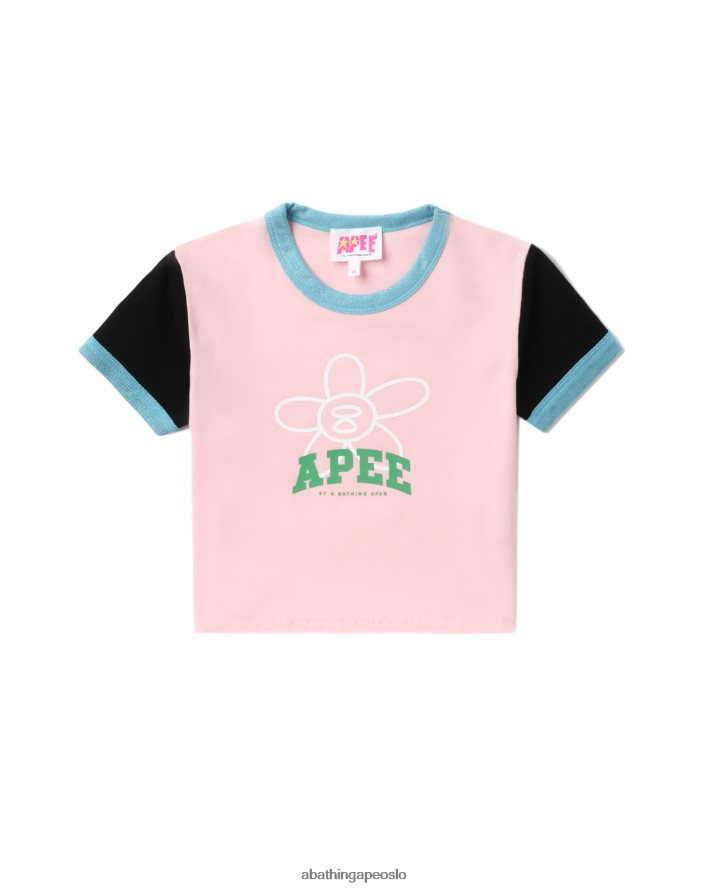 grafisk topp 6XV620801 rosa A Bathing Ape kvinner