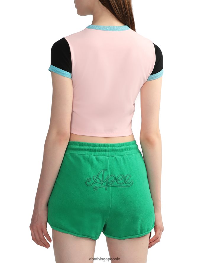 grafisk topp 6XV620801 rosa A Bathing Ape kvinner