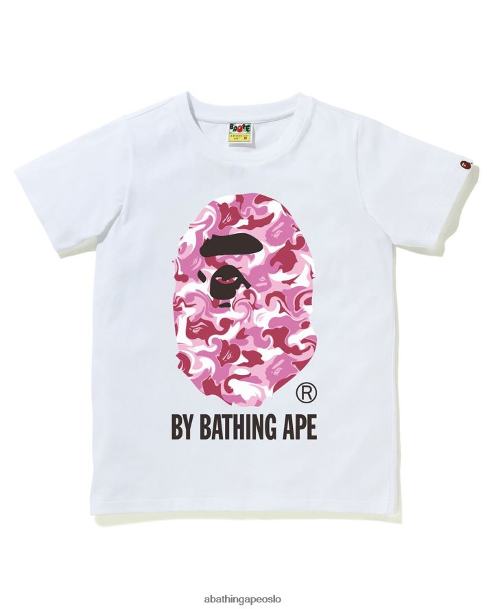 marmor camo t-skjorte 6XV6201017 hvit A Bathing Ape kvinner