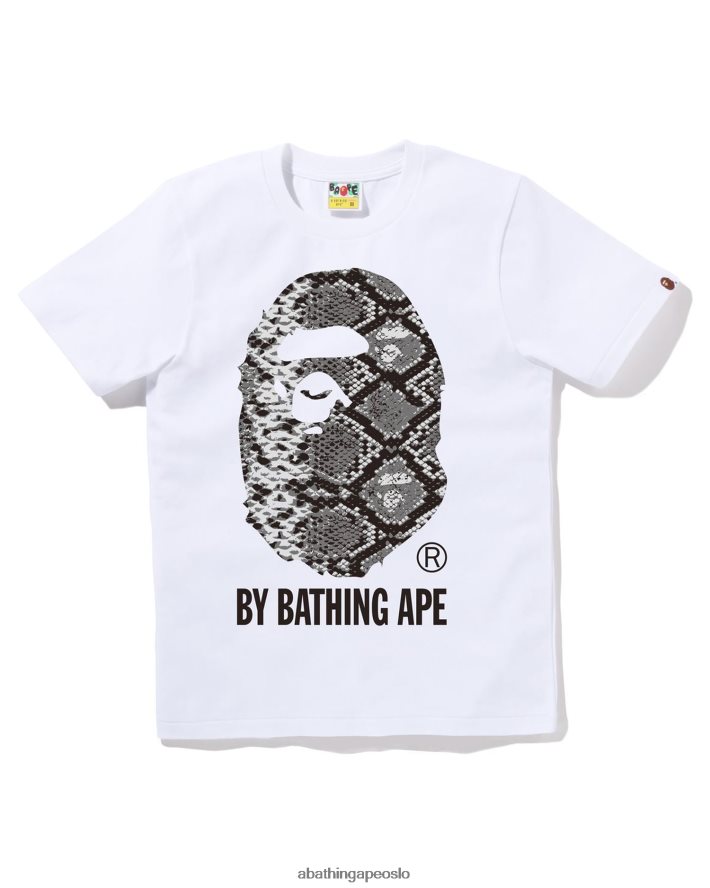 slange-t-skjorte 6XV620875 hvit A Bathing Ape kvinner