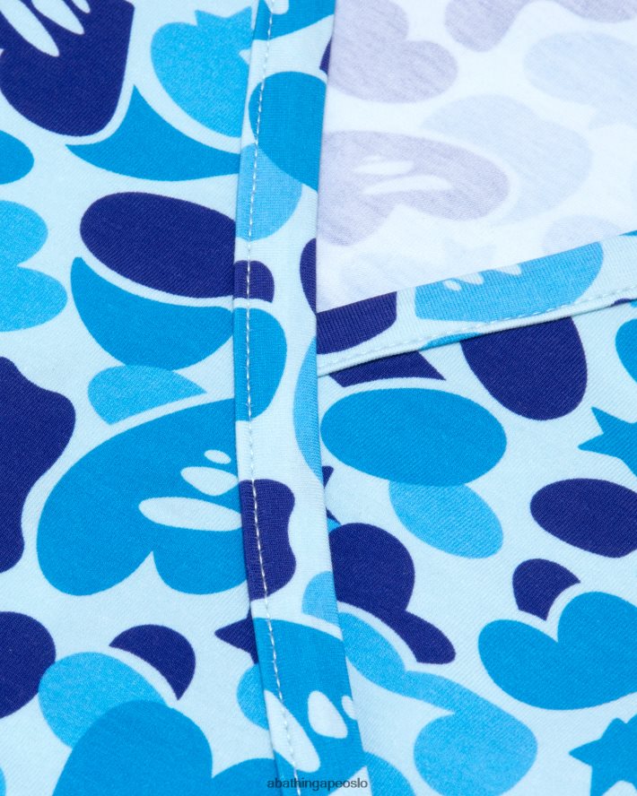 trykt topp 6XV620936 blå A Bathing Ape kvinner