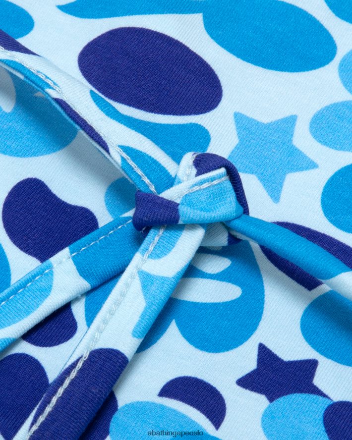 trykt topp 6XV620936 blå A Bathing Ape kvinner