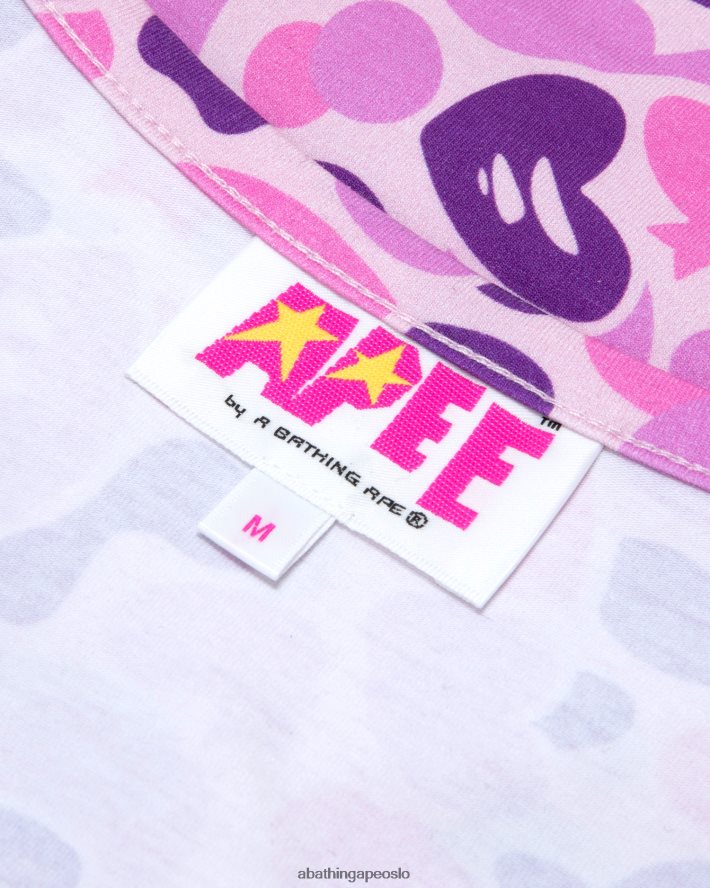 trykt topp 6XV620937 lilla A Bathing Ape kvinner