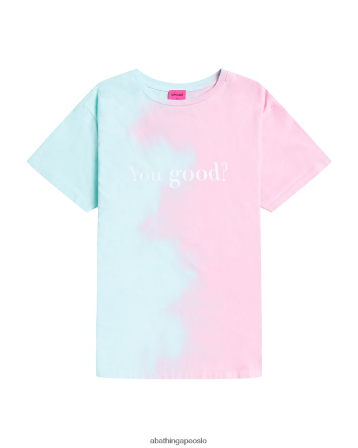 x ireneisgood tee 6XV620987 mynte A Bathing Ape kvinner