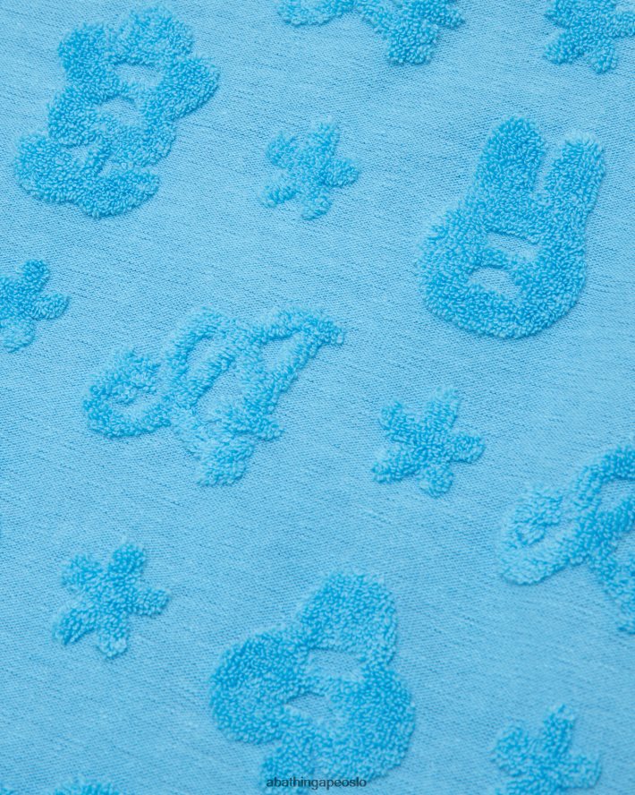 beskåret mønstervest 6XV620931 lyse blå A Bathing Ape kvinner