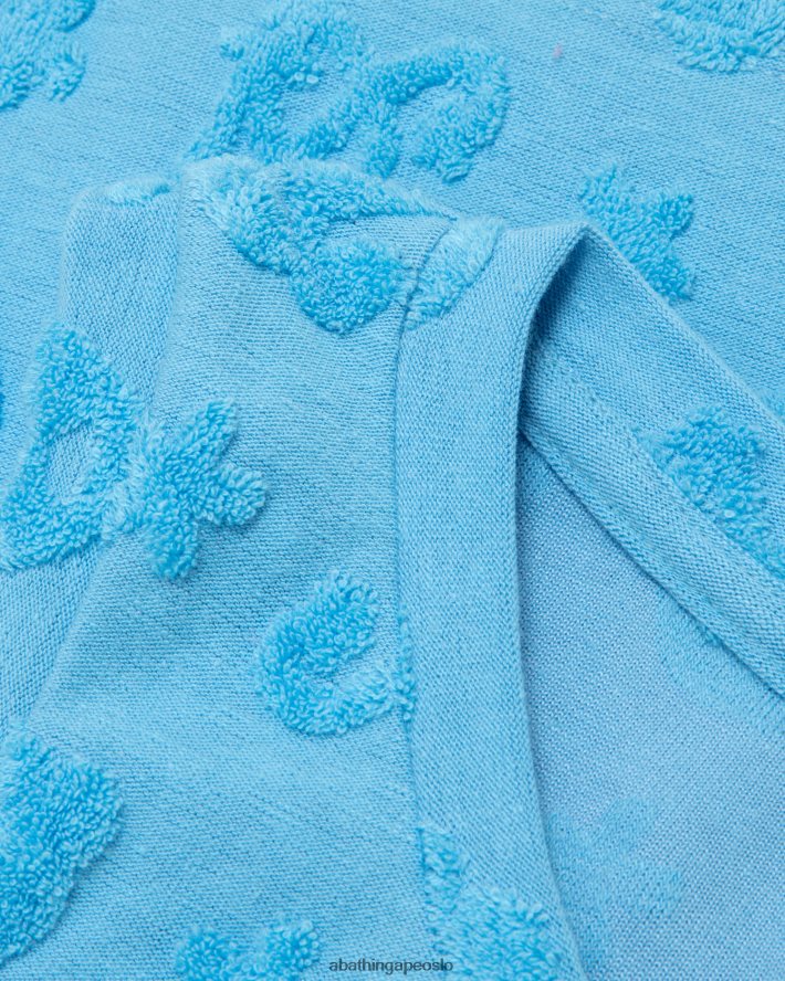 beskåret mønstervest 6XV620931 lyse blå A Bathing Ape kvinner