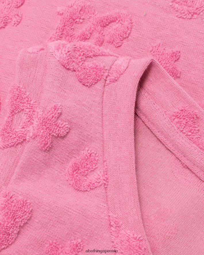 beskåret mønstervest 6XV620932 rosa A Bathing Ape kvinner