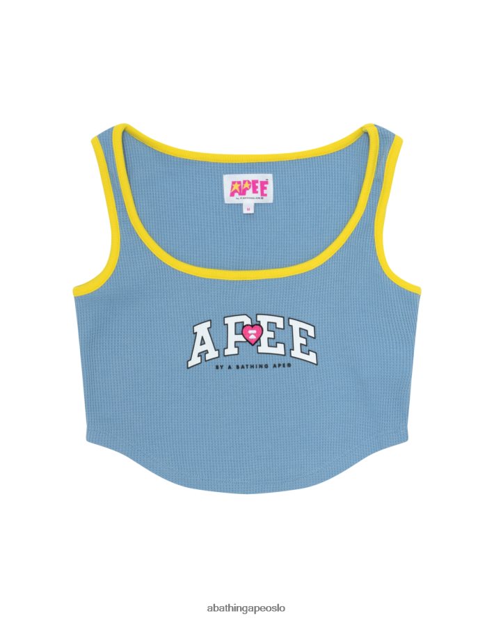 grafisk vest 6XV620947 syreblå A Bathing Ape kvinner