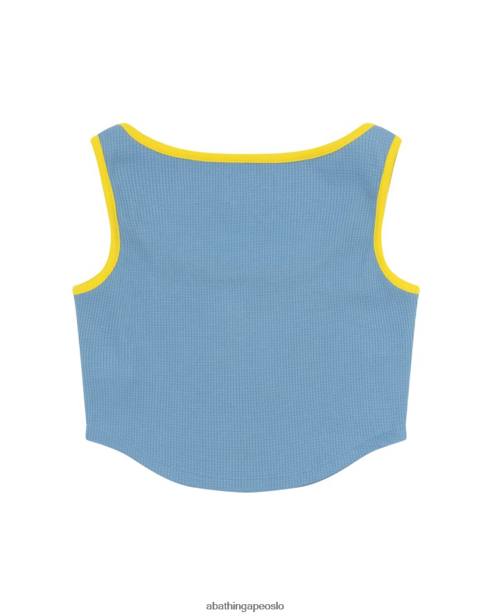 grafisk vest 6XV620947 syreblå A Bathing Ape kvinner