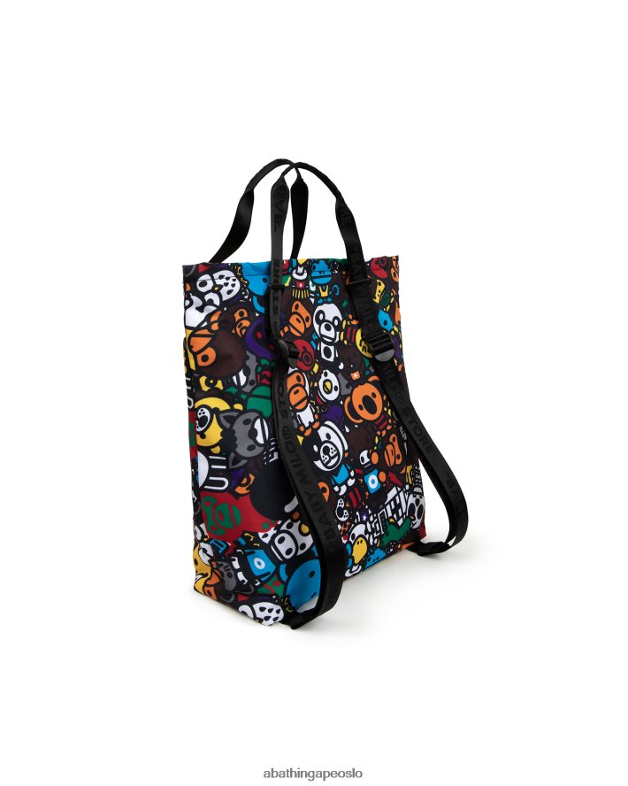 baby milo tote ryggsekk bag 6XV6201138 caise A Bathing Ape kvinner