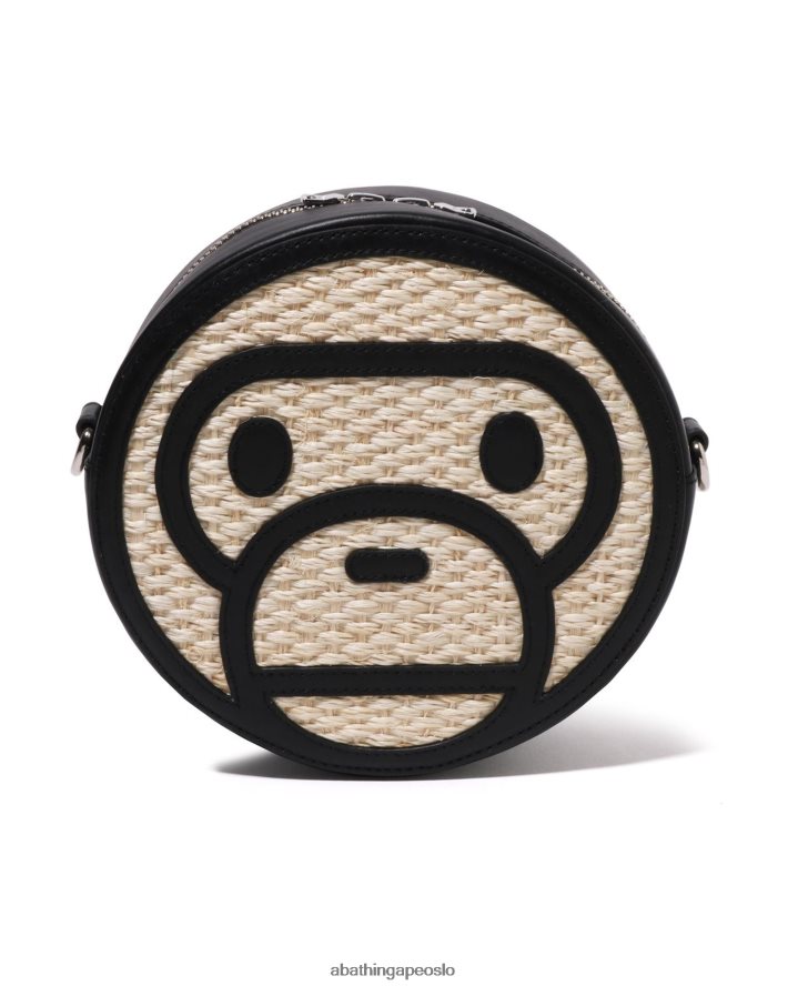 baby milo basket skulderveske 6XV6201151 svart A Bathing Ape kvinner
