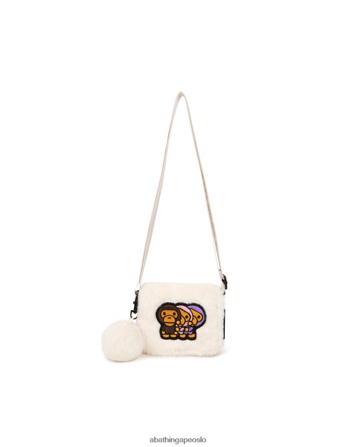 mini crossbody bag 6XV6201130 hvit A Bathing Ape kvinner