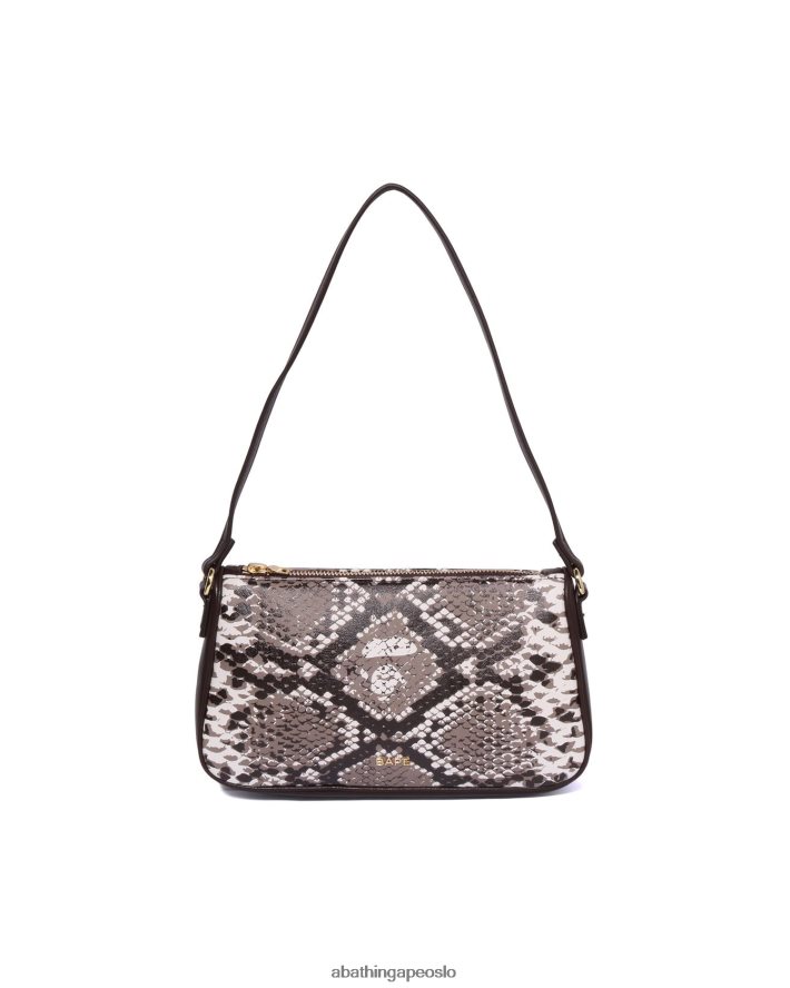 veske med slangemønster 6XV6201108 beige A Bathing Ape kvinner