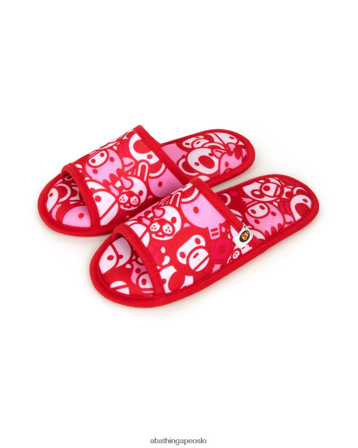 baby milo tøfler 6XV6201219 rosa A Bathing Ape kvinner