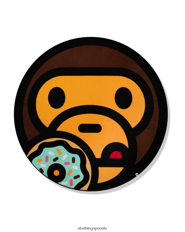 baby milo strandhåndkle 6XV6201094 brun A Bathing Ape kvinner