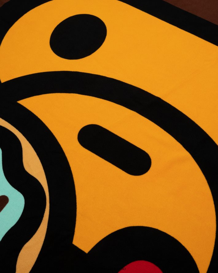 baby milo strandhåndkle 6XV6201094 brun A Bathing Ape kvinner