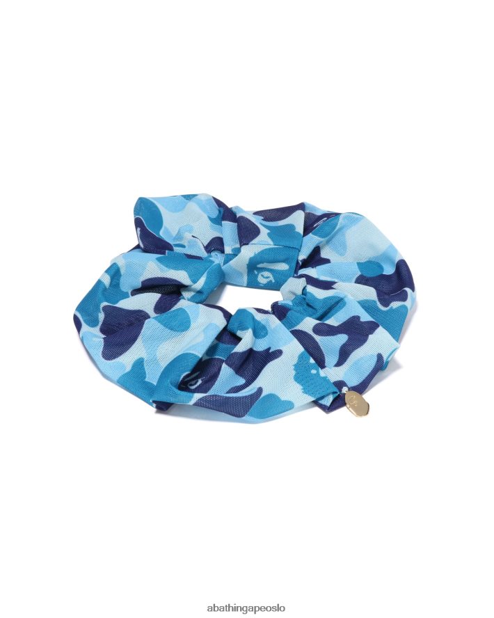 abc camo scrunchie 6XV6201063 lyse blå A Bathing Ape kvinner