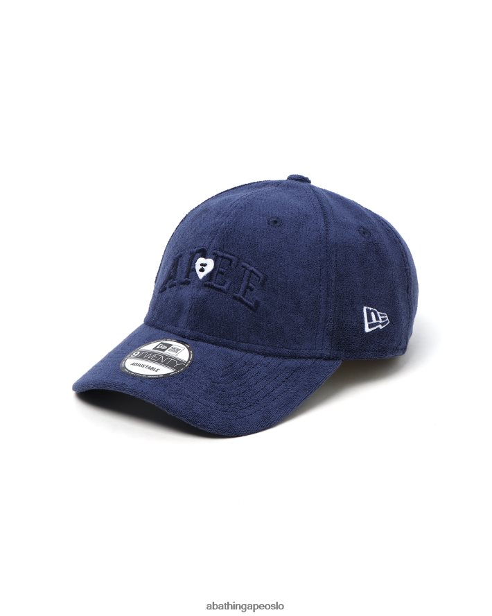 x new era 9twenty logohette 6XV6201087 blå A Bathing Ape kvinner