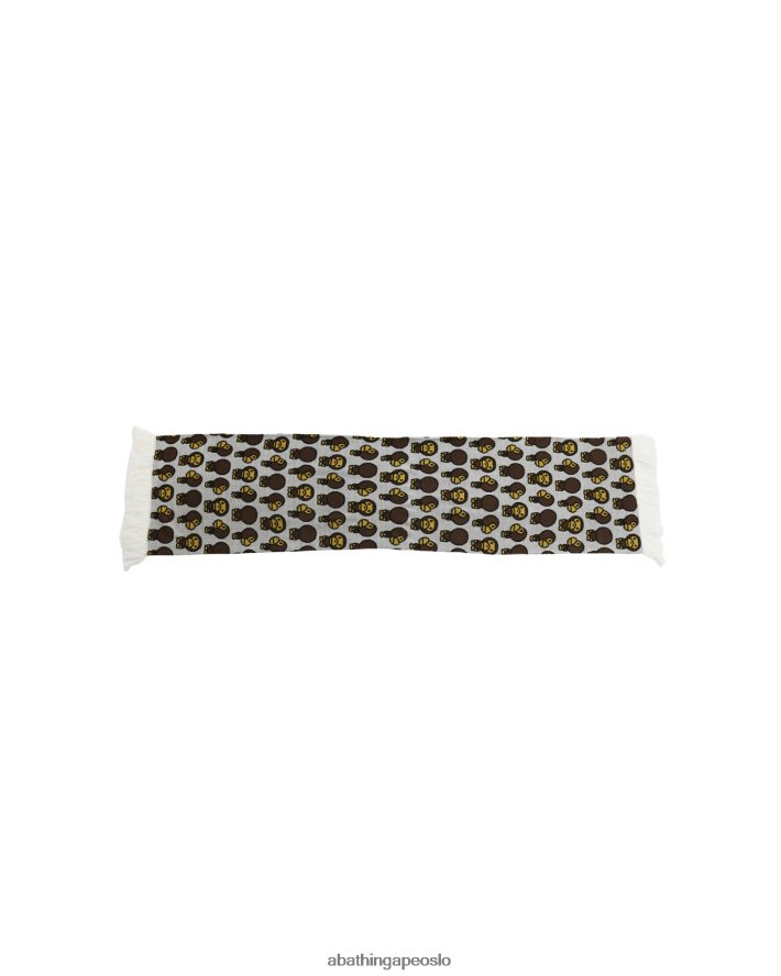 baby milo skjerf 6XV6201157 hvit A Bathing Ape kvinner