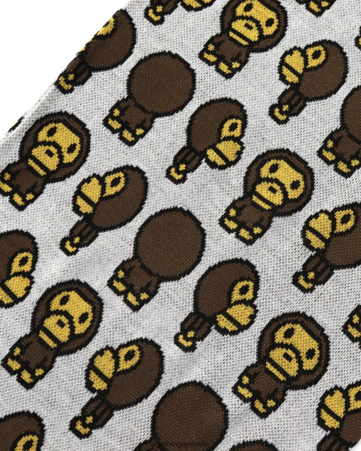 baby milo skjerf 6XV6201157 hvit A Bathing Ape kvinner
