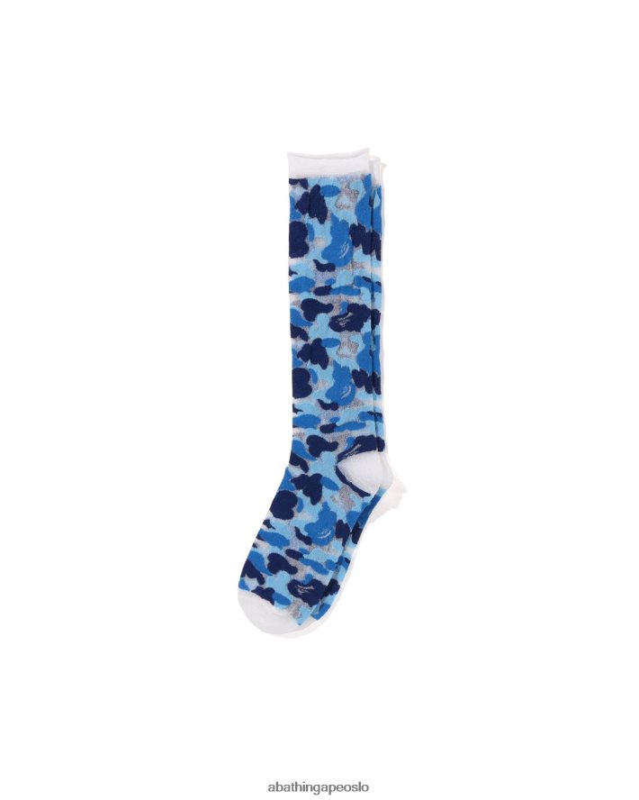 abc camo klare sokker 6XV6201065 lyse blå A Bathing Ape kvinner